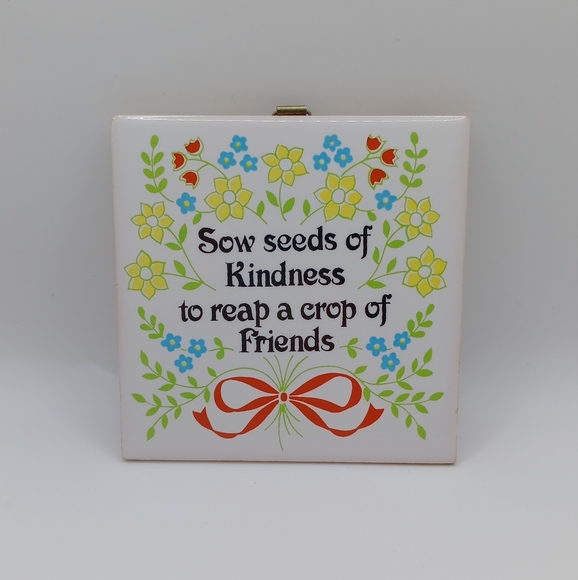 Vintage Ceramic Trivet - Picture 1 of 5